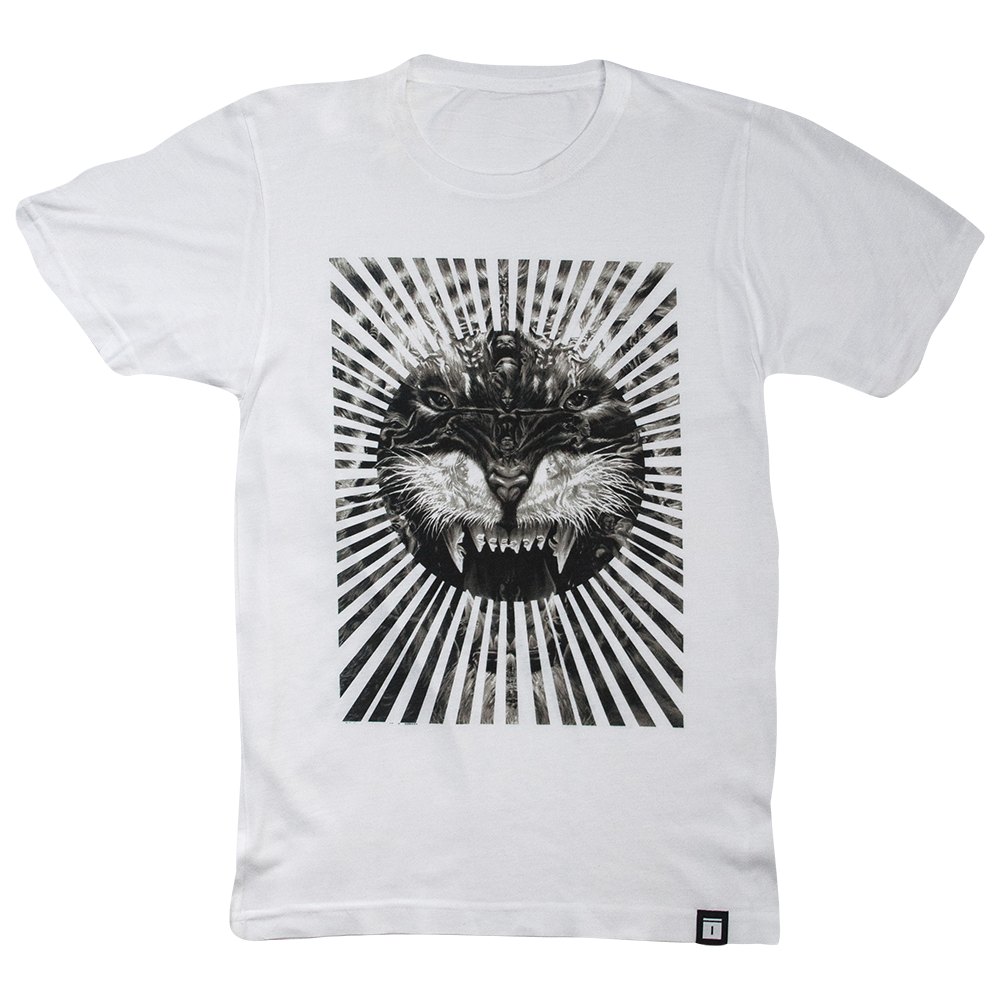 TIGER White Tee